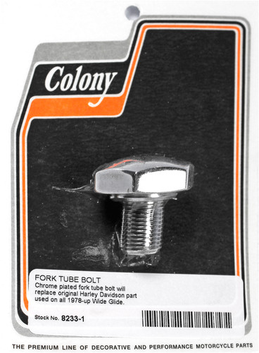 COLONY MACHINE FORK TUBE BOLT WIDE GLIDE WIDE GLIDE 78-17