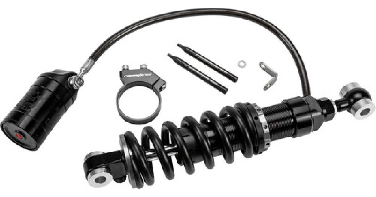 HARDDRIVE M8 SOFTAIL REMOTE RESV. SHOCK 13