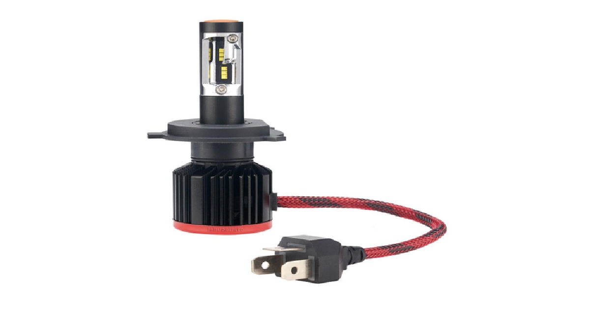 PATHFINDER H4 FAN HEATSINK HEADLIGHT HIGH PERFORMANCE TRI-LED BULB ...