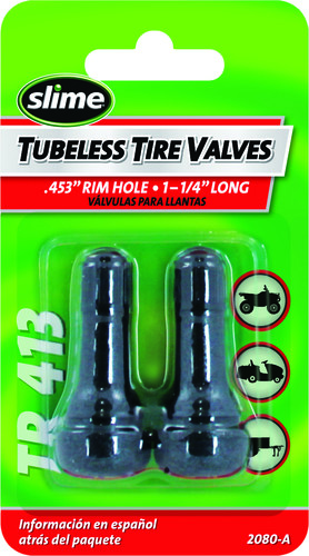 SLIME 2/PC TUBELESS VALVE 1 