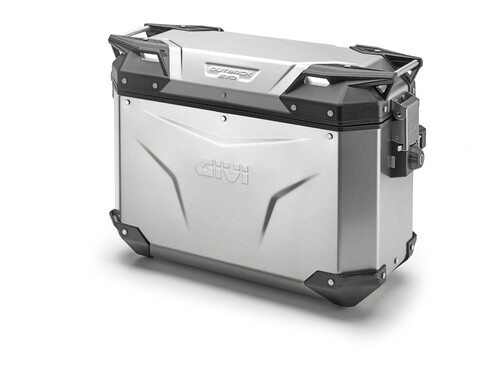GIVI OUTBACK EVO CASE LEFT 37L SILVER