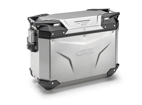 GIVI OUTBACK EVO CASE RIGHT 37L SILVER